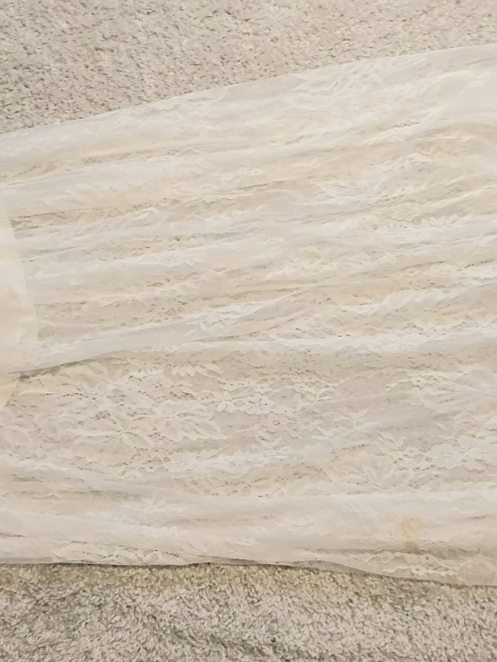 anna-kaci Layered Lace White Skirt